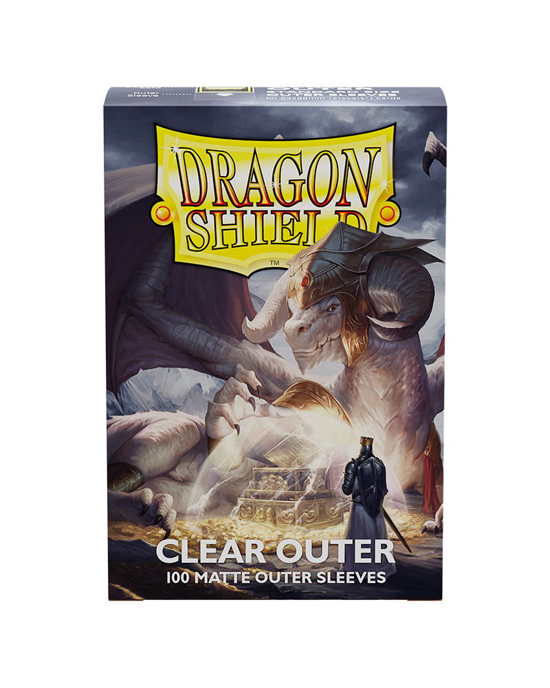 Dragon Shield Outer Sleeves - Clear Matte | Amazing Games TCG