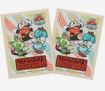 Pokemon Art Sleeves: Yokohama 2023 Paldea Starters - 60ct | Amazing Games TCG