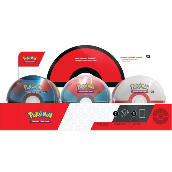 Poke Ball Tin Display (2023) | Amazing Games TCG