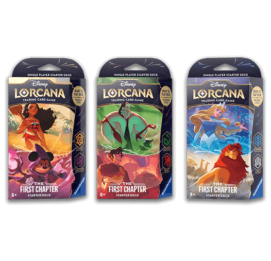 Disney Lorcana: The First Chapter Starter Deck (Emerald & Ruby) - The First Chapter | Amazing Games TCG