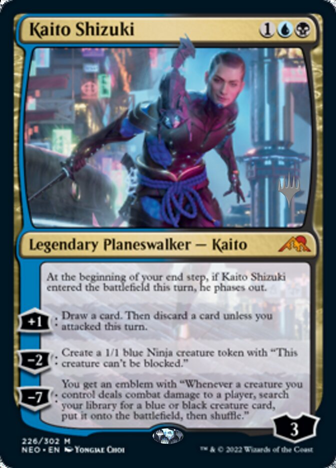 Kaito Shizuki (Promo Pack) [Kamigawa: Neon Dynasty Promos] | Amazing Games TCG