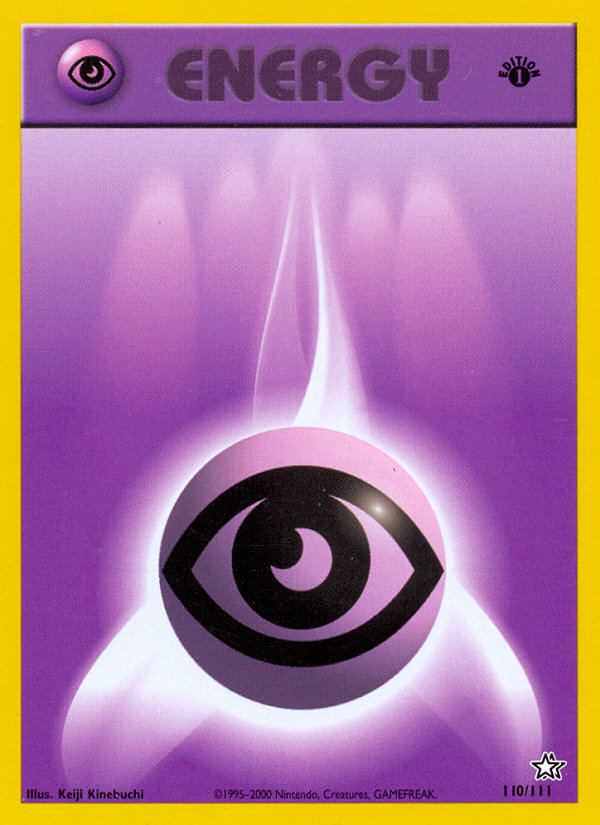 Psychic Energy (110/111) [Neo Genesis 1st Edition] | Amazing Games TCG