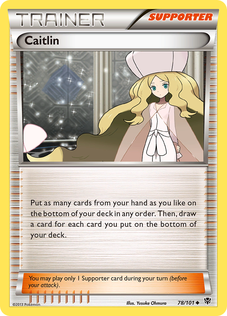 Caitlin (78/101) [Black & White: Plasma Blast] | Amazing Games TCG