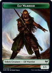 Elf Warrior // Koma's Coil Double-sided Token [Kaldheim Tokens] | Amazing Games TCG