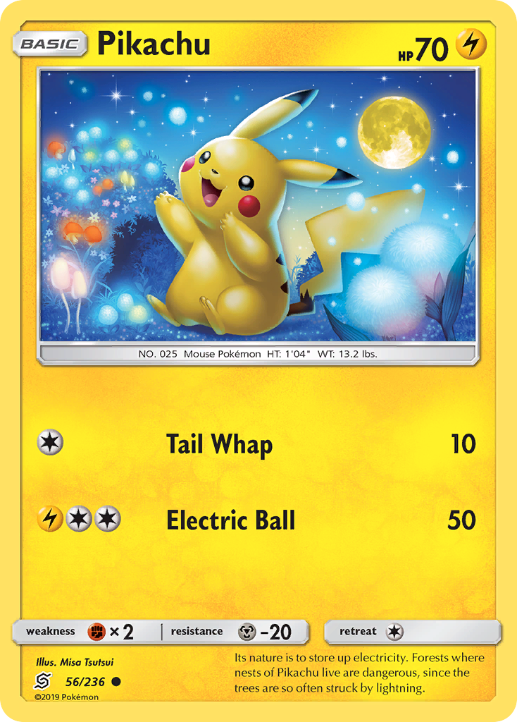 Pikachu (56/236) [Sun & Moon: Unified Minds] | Amazing Games TCG