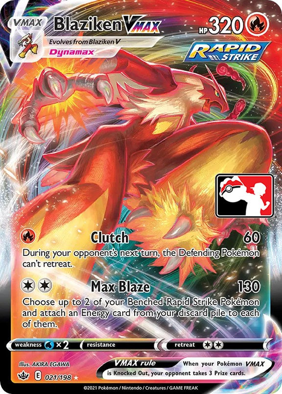 Blaziken VMAX (021/198) [Prize Pack Series One] | Amazing Games TCG