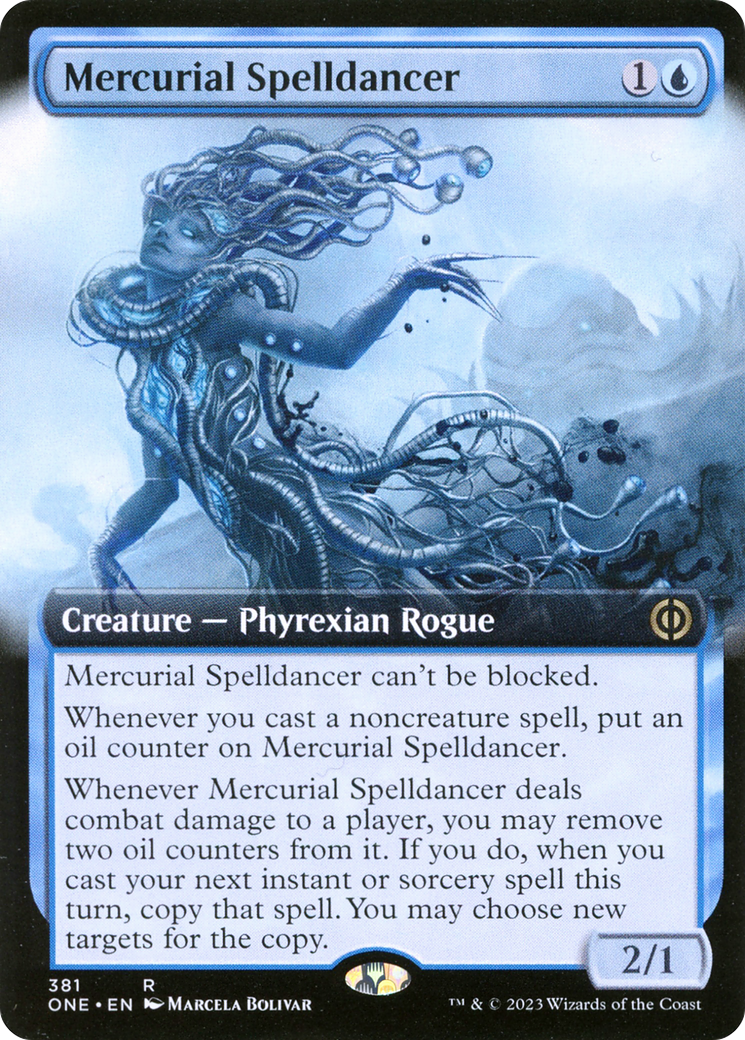 Mercurial Spelldancer (Extended Art) [Phyrexia: All Will Be One] | Amazing Games TCG