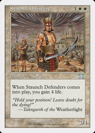 Staunch Defenders [Classic Sixth Edition] | Amazing Games TCG