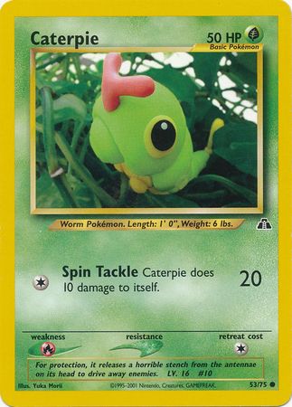 Caterpie (53/75) [Neo Discovery Unlimited] | Amazing Games TCG