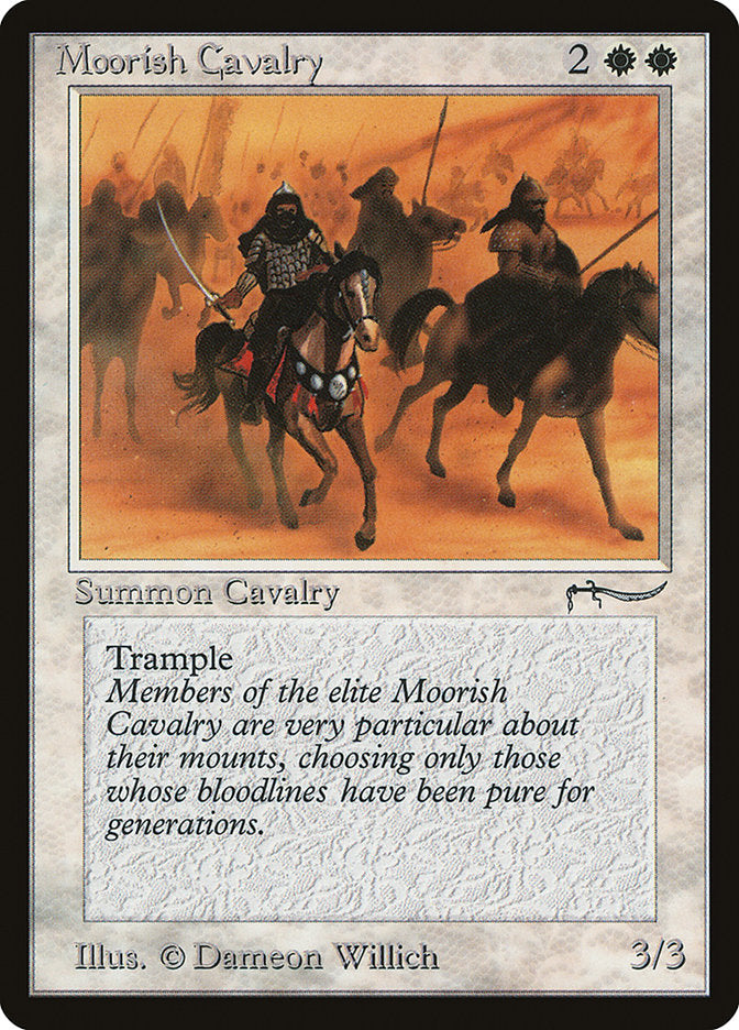 Moorish Cavalry (Light Mana Cost) [Arabian Nights] | Amazing Games TCG