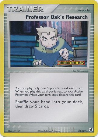 Professor Oak's Research (80/101) (Stamped) [EX: Dragon Frontiers] | Amazing Games TCG