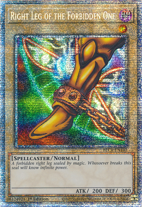 Right Leg of the Forbidden One [BLCR-EN102] Starlight Rare | Amazing Games TCG