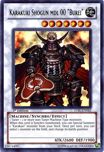 Karakuri Shogun mdl 00 Burei [STBL-EN043] Ultra Rare | Amazing Games TCG