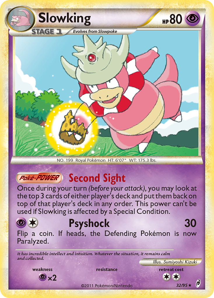 Slowking (32/95) [HeartGold & SoulSilver: Call of Legends] | Amazing Games TCG