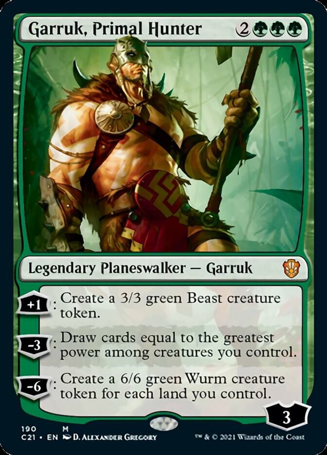 Garruk, Primal Hunter [Commander 2021] | Amazing Games TCG