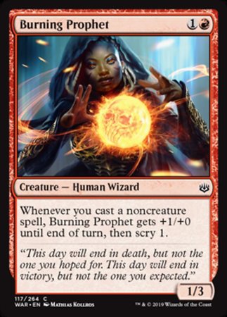 Burning Prophet [War of the Spark] | Amazing Games TCG