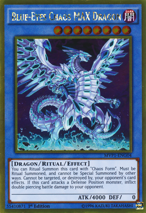 Blue-Eyes Chaos MAX Dragon [MVP1-ENG04] Gold Rare | Amazing Games TCG