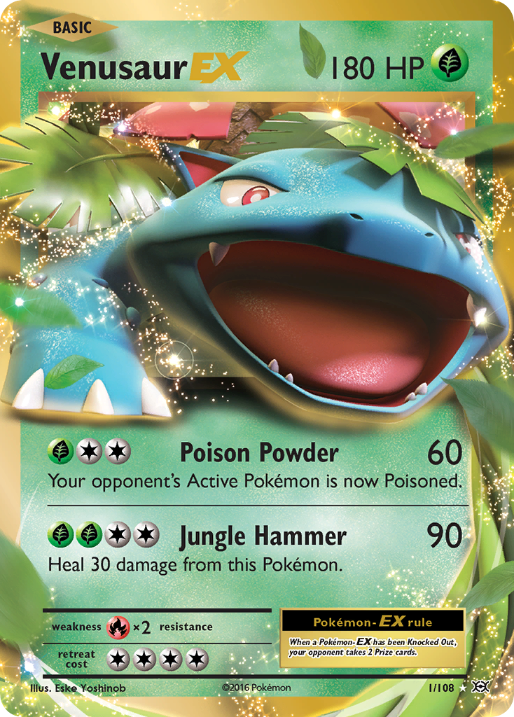 Venusaur EX (1/108) [XY: Evolutions] | Amazing Games TCG