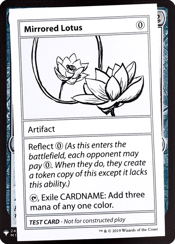 Mirrored Lotus [Mystery Booster Playtest Cards] | Amazing Games TCG