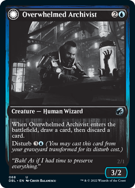 Overwhelmed Archivist // Archive Haunt [Innistrad: Double Feature] | Amazing Games TCG