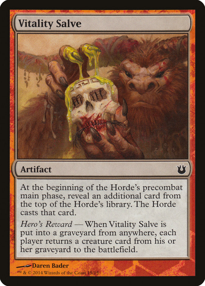 Vitality Salve [Born of the Gods Battle the Horde] | Amazing Games TCG