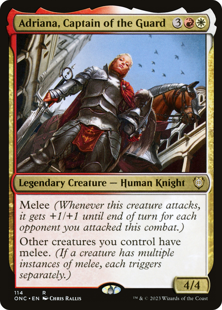 Adriana, Captain of the Guard [Phyrexia: All Will Be One Commander] | Amazing Games TCG