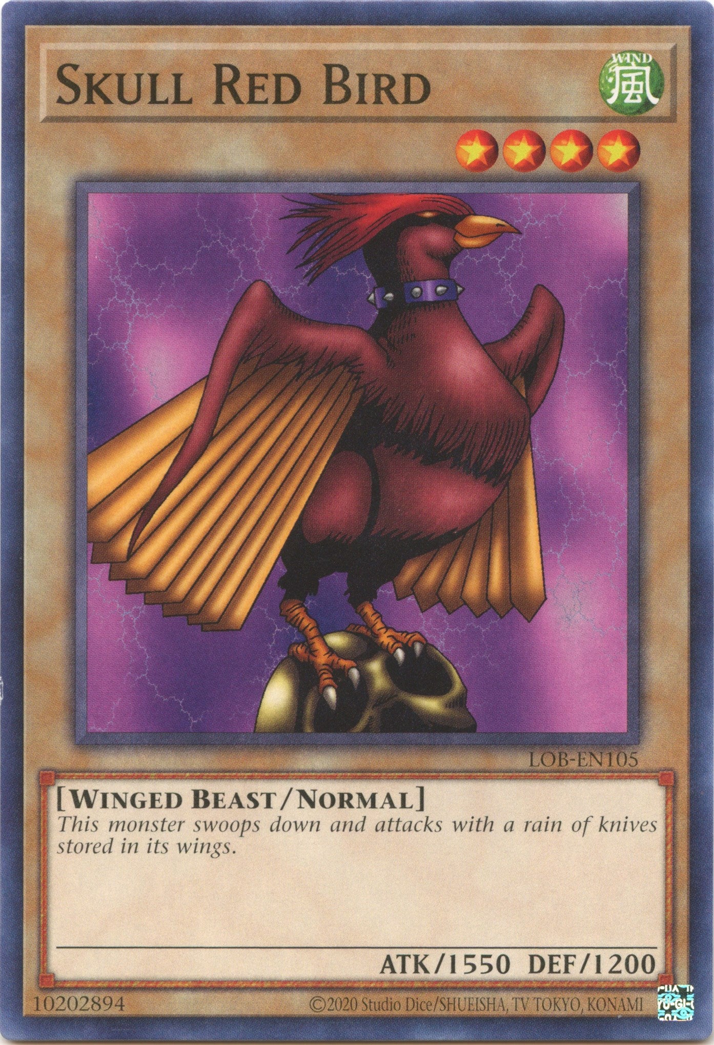 Skull Red Bird (25th Anniversary) [LOB-EN105] Common | Amazing Games TCG