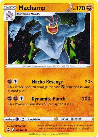 Machamp (SWSH053) [Sword & Shield: Black Star Promos] | Amazing Games TCG