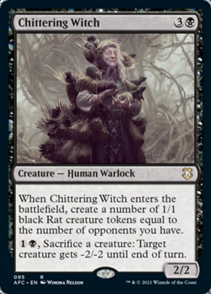 Chittering Witch [Dungeons & Dragons: Adventures in the Forgotten Realms Commander] | Amazing Games TCG