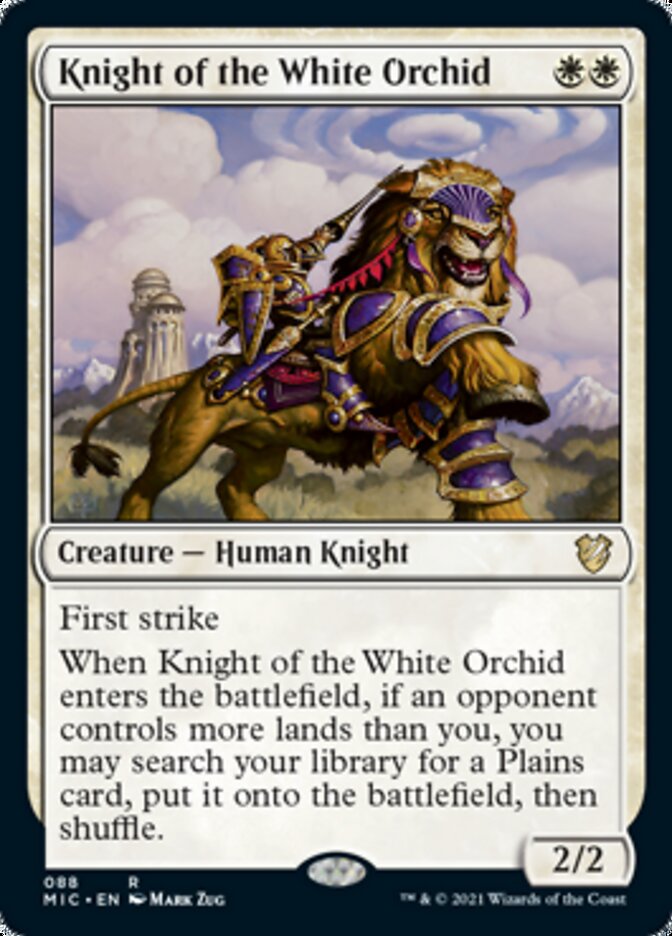 Knight of the White Orchid [Innistrad: Midnight Hunt Commander] | Amazing Games TCG