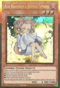 Ash Blossom & Joyous Spring (Alternate Art) [MAGO-EN011] Gold Rare | Amazing Games TCG