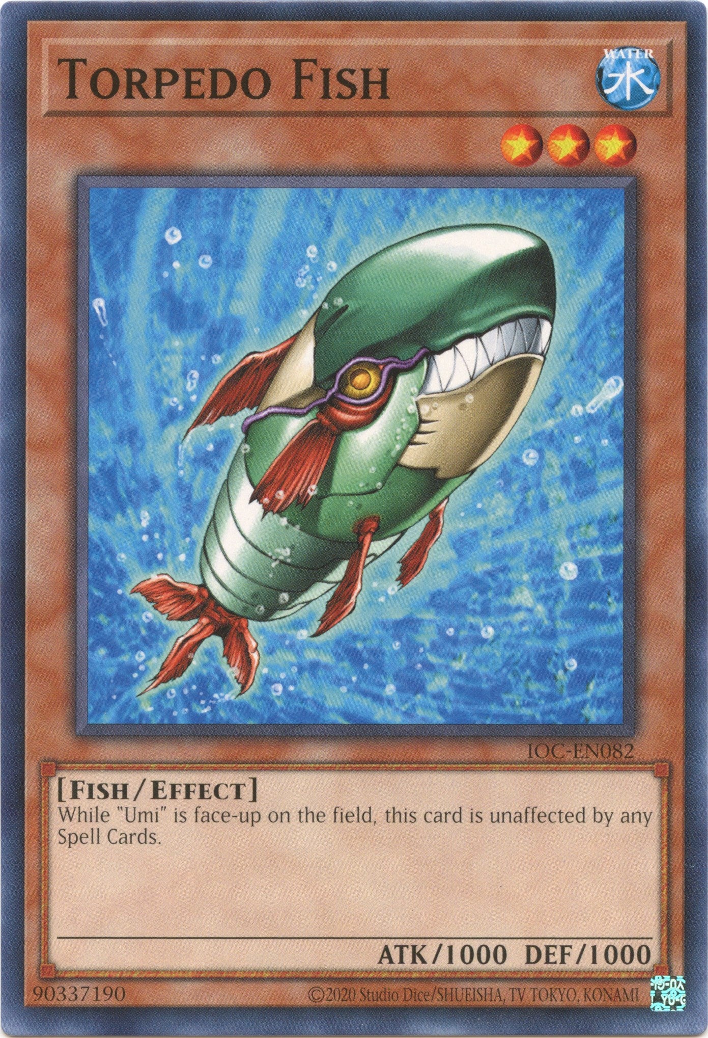 Torpedo Fish (25th Anniversary) [IOC-EN082] Common | Amazing Games TCG