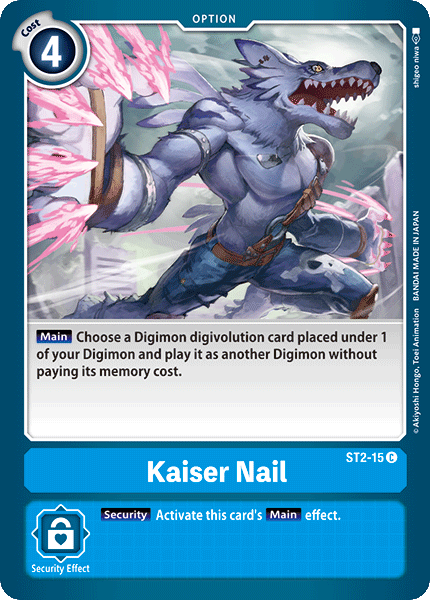 Kaiser Nail [ST2-15] [Starter Deck: Cocytus Blue] | Amazing Games TCG