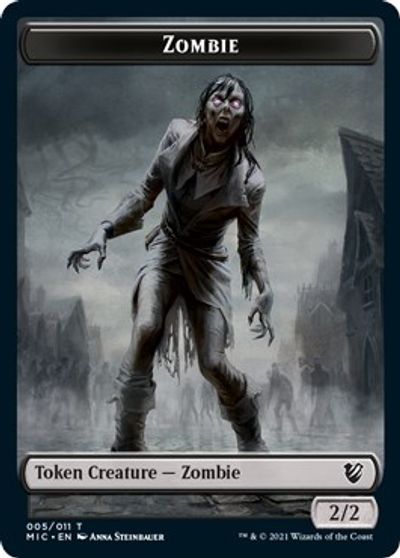 Zombie (005 MIC) // Zombie (005 MID) [Innistrad: Midnight Hunt Commander] | Amazing Games TCG