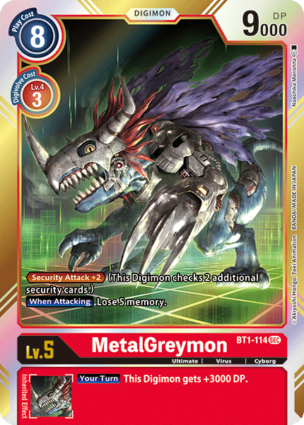 MetalGreymon [BT1-114] [Release Special Booster Ver.1.0] | Amazing Games TCG