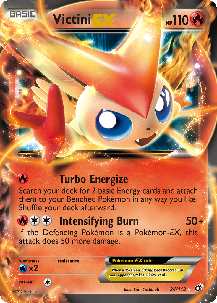 Victini EX (24/113) [Black & White: Legendary Treasures] | Amazing Games TCG