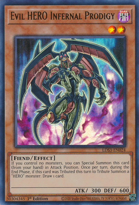 Evil HERO Infernal Prodigy [LDS3-EN024] Ultra Rare | Amazing Games TCG