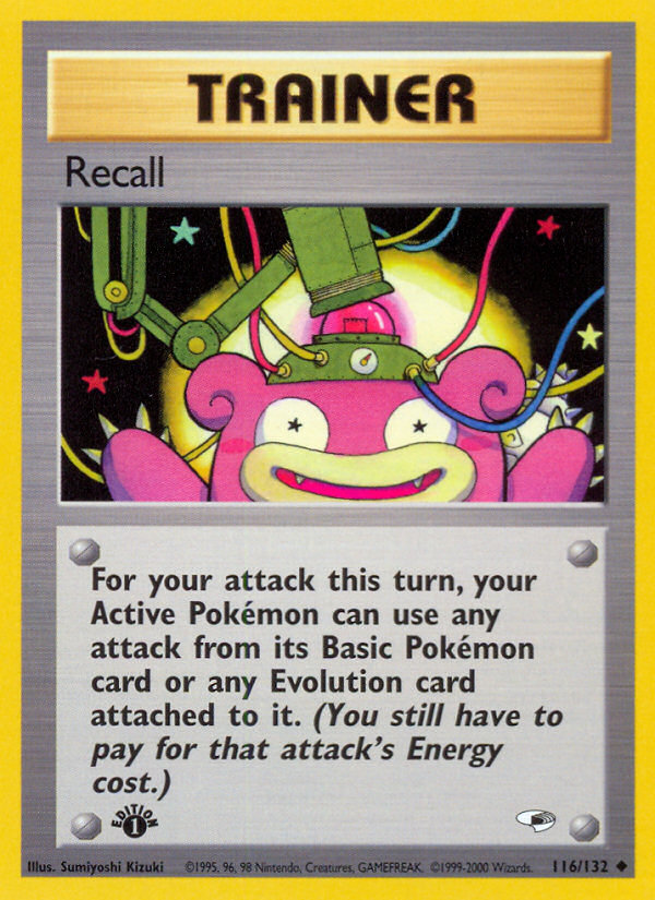 Recall (116/132) [Gym Heroes 1st Edition] | Amazing Games TCG