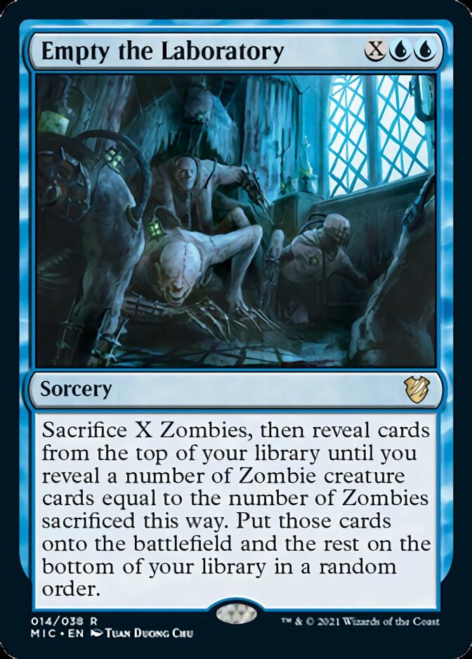 Empty the Laboratory [Innistrad: Midnight Hunt Commander] | Amazing Games TCG