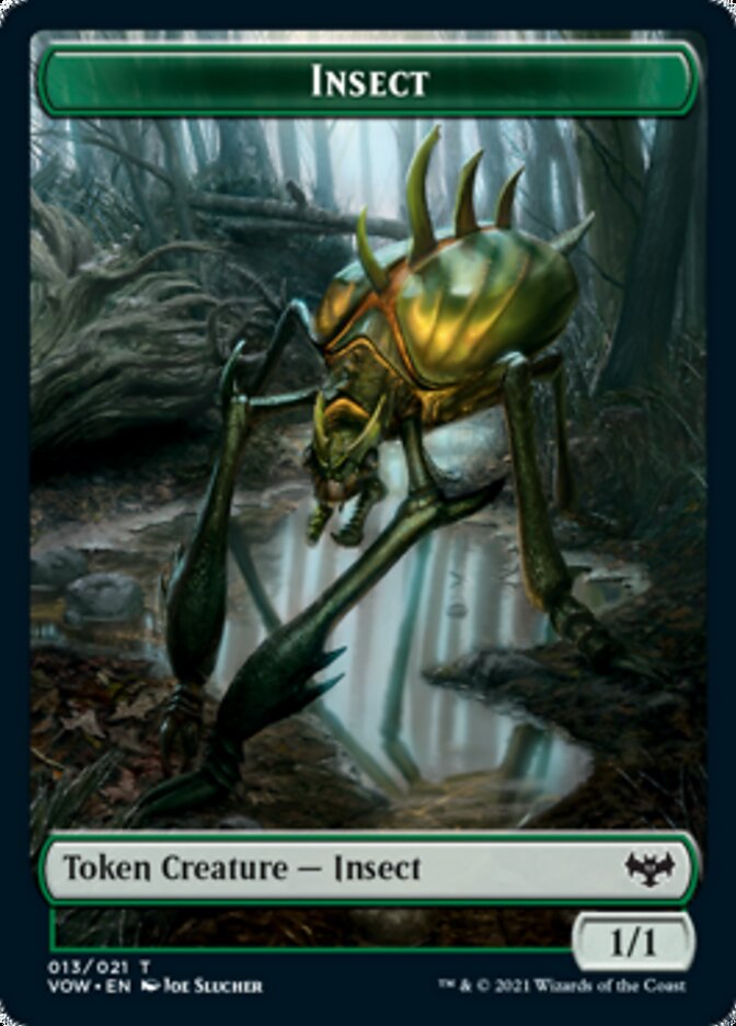 Insect Token [Innistrad: Crimson Vow Tokens] | Amazing Games TCG