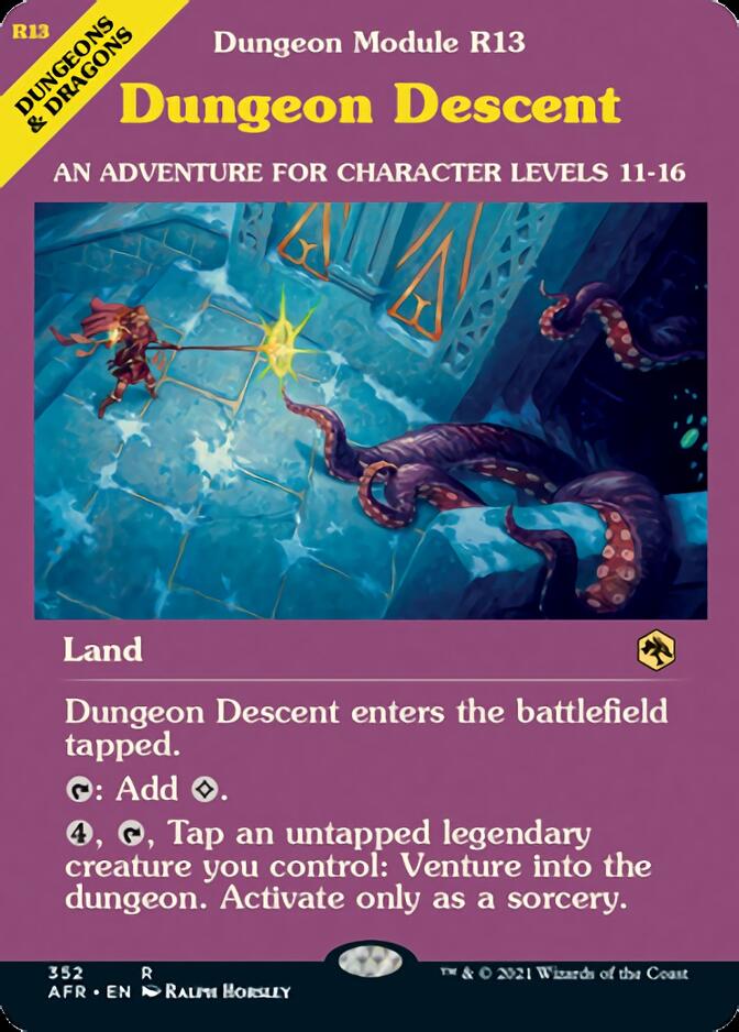 Dungeon Descent (Dungeon Module) [Dungeons & Dragons: Adventures in the Forgotten Realms] | Amazing Games TCG