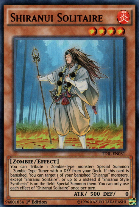 Shiranui Solitaire [TDIL-EN031] Ultra Rare | Amazing Games TCG