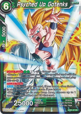 Psyched Up Gotenks (EX01-07) [Mighty Heroes] | Amazing Games TCG