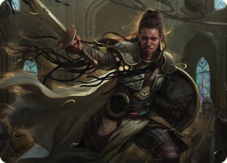 Shanna, Purifying Blade Art Card 1 [Dominaria United Art Series] | Amazing Games TCG