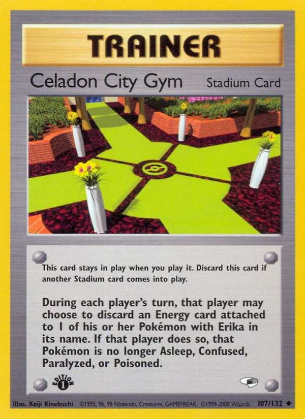 Celadon City Gym (107/132) [Gym Heroes 1st Edition] | Amazing Games TCG