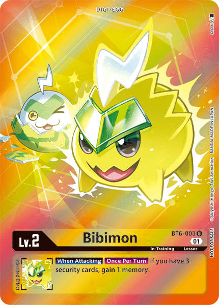 Bibimon [BT6-003] (Alternative Art - Box Topper) [Double Diamond] | Amazing Games TCG