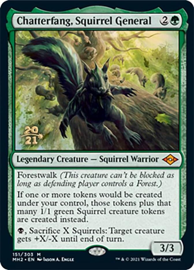 Chatterfang, Squirrel General [Modern Horizons 2 Prerelease Promos] | Amazing Games TCG