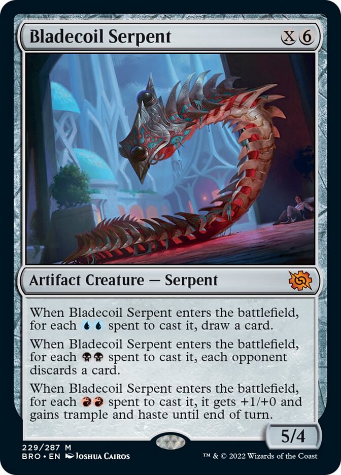 Bladecoil Serpent [The Brothers' War] | Amazing Games TCG