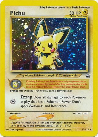 Pichu (12/111) [Neo Genesis Unlimited] | Amazing Games TCG