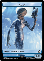 Alien // Clue Double-Sided Token [Fallout Tokens] | Amazing Games TCG